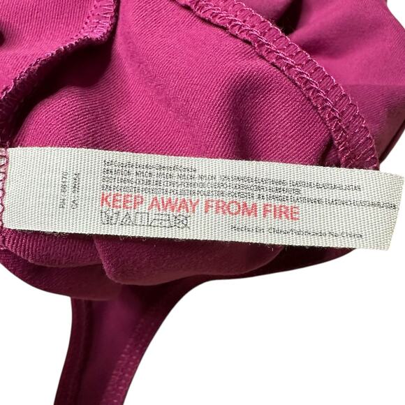 FREE PEOPLE Purple Square Neck One Piece Bodysuit Women's Size Large NWT FLAWED - Picture 5 of 10